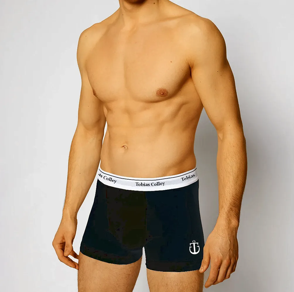 Herren Boxershorts 3er‐Pack (Schwarz, M / 5)