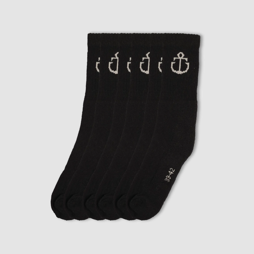 Sportsocken 3er Pack (Schwarz, 39 / 42)